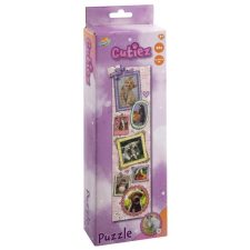 Állatos Cutiez hosszúkás puzzle 48 db-os kreatív és készségfejlesztő