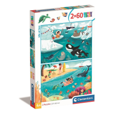 Állatos Élet a tengeren Noli 2x60 db-os puzzle Clementoni puzzle, kirakós