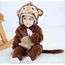  Állatos kezeslábas babáknak télre - Majom - 90 cm egyéb bébijáték