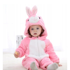  Állatos kezeslábas babáknak télre - Nyuszi - 100 cm jelmez