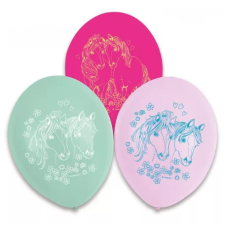 Állatos Póni léggömb, lufi 6 db-os 22,8 cm party kellék