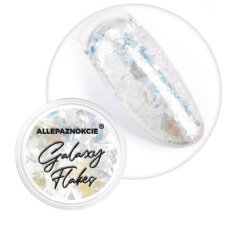 Allepaznokcie Galaxy Flakes opálos körömdíszítő pehely No. 1 körömdíszítő