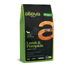 Alleva Alleva Natural Adult Mini Dog - bárány és sütőtök 2 kg kutyaeledel