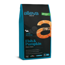 Alleva Alleva Natural Adult Mini Dog - hal és sütőtök 2 kg kutyaeledel