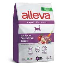  Alleva Equilibrium Érzékeny Felnőtt Macskáknak Kacsa 10 kg, gluténmentes kutyaeledel