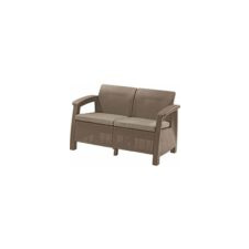 Allibert Keter Corfu Love Seat MŰrattan Kerti 2 ÜlÉses KanapÉ kerti bútor