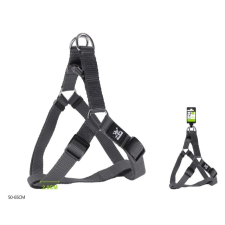  Állítható Klasszikus Nunbell Kutyahám - M/L - Szürke nyakörv, póráz, hám kutyáknak