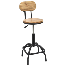  Állítható magasságú bárszék, nyers fa minta HD7600 bútor