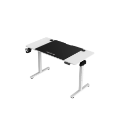 Állítható magasságú íróasztal 120 x 60 cm fehér íróasztal