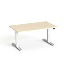  Állítható magasságú íróasztal, 140x80 cm, MAYAH &quot;Freedom SV-302&quot;, juhar íróasztal