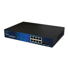 Allnet 209904 Vezérelt Gigabit Ethernet (10/100/1000) Ethernet-áramellátás (PoE) támogatása Fekete hub és switch