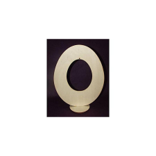  Álló tojás középen kivágással. Mérete: 235x305x6 mm dekorációs kellék