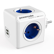Allocacoc PowerCube Original USB hálózati elosztó fehér-kék (1202BL/DEOUPC) villanyszerelés