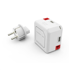 Allocacoc PowerUSB 5000mAh 2.1A powerbank fehér  (9402/EUBANK) (9402/EUBANK) power bank