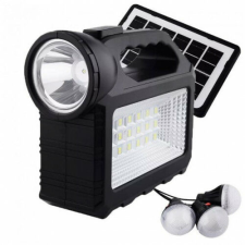 Alloet Többfunkciós LED lámpa Cclamp GD-101 napelemmel, 3 izzóval, power bank kültéri világítás