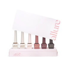 Allure Cookies and Cream prémium gél lakk kollekció 6x10ml lakk zselé