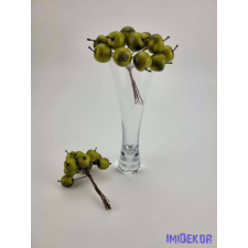  Alma 2,5 cm 12 db-os köteg - Zöld dekorációs kellék