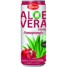  Aloe vera rostos gyümölcsital gránátalma ízű, 240 ml. üdítő, ásványviz, gyümölcslé