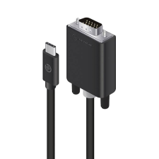 Alogic ELUCVG-02RBLK USB-C - VGA kábel 2m - Fekete kábel és adapter
