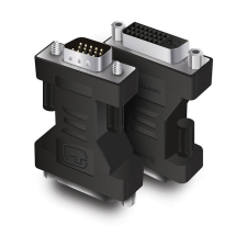 Alogic VGA Adapter VGA St. -> DVI Bu.                schwarz (VGA-DVI-MF) kábel és adapter