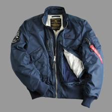Alpha Industries Engine - replica blue férfi kabát, dzseki