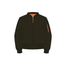 Alpha Industries MA-1 VF 59 - black olive férfi kabát, dzseki