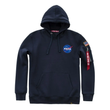 Alpha Industries Space Shuttle Hoody - replica blue férfi pulóver, kardigán