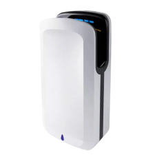 Alpha Kézszárító, légpengés, kézbedugós, ABS fehér, fekete belsővel 1850W kézszárító