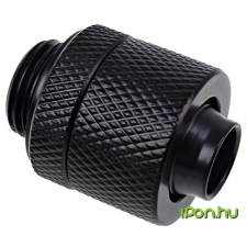 AlphaCool 17226 Eiszapfen 13/10mm compression fitting G1/4 - fekete hűtés