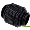 AlphaCool 17244 Eiszapfen double nippel rotatable G1/4 outer thread to G1/4 outer thread - fekete