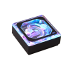 AlphaCool Eisblock XPX Aurora Edge Plexi Black CPU Vízblokk