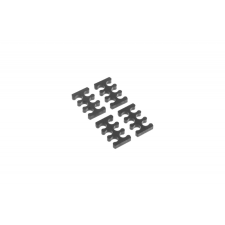  Alphacool Eiskamm X6 - 3 mm fekete kábelfésű  - 4 db /24752/ modding