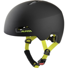 Alpina Sports ALPINA HACKNEY black-neon yellow matt 47-51 cm (4003692310521) kerékpáros sisak