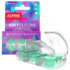 Alpine SoftSilicone Formázható szilikon füldugó, 6 db, antibakteriális, bőrbarát gyógyászati segédeszköz