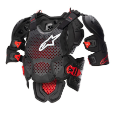 Alpinestars A-10 2 protektoring fekete-antracit-piros protektor