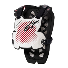 Alpinestars A-1 PRO mellkasprotektor fehér-fekete-piros protektor