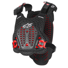 Alpinestars A-5 Plasma 2025 mellkasprotektor fekete-piros-fehér protektor