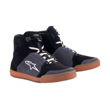 Alpinestars Chrome motorkerékpár csizma fekete-szürke-barna-kék motoros csizma