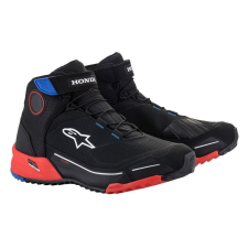 Alpinestars CR-X Drystar Honda kollekció motoros cipő fekete-piros-kék motoros csizma