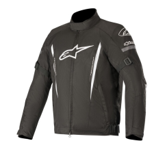 Alpinestars Gunner Vízálló motoros kabát fekete-fehér motoros kabát