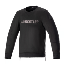 Alpinestars Legit Crew Fleece motorkerékpáros dzseki fekete-szürke motoros kabát