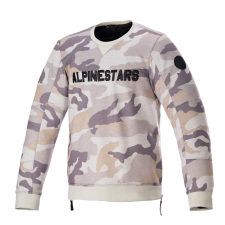 Alpinestars Legit Crew Fleece motorkerékpáros dzseki világosszürke terepmintás motoros kabát