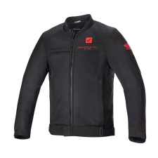 Alpinestars Luc Air 2 Honda kollekció 2024 motoros kabát fekete-piros motoros kabát