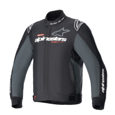 Alpinestars Monza Sport motoros kabát fekete-szürke-piros-fehér motoros kabát