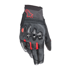 Alpinestars Morph Sport motorkerékpár kesztyű fekete-fluo piros-szürke motoros kesztyű