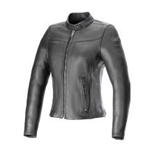 Alpinestars Ory női bőr motorkerékpár kabát fekete motoros kabát