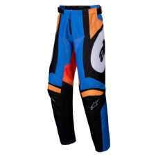 Alpinestars Racer Melt gyerek motocrossz nadrág narancssárga-kék motoros nadrág