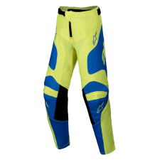 Alpinestars Racer Veil gyerek motocrossz nadrág fluo sárga-kék motoros nadrág