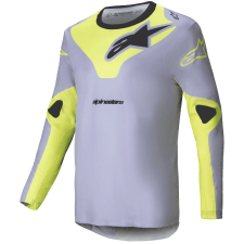 Alpinestars RACER VEIL, szürke/fluo sárga, 2025, 2XL motoros kabát