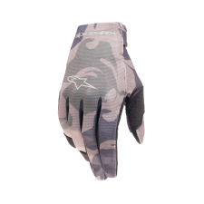 Alpinestars Radar 2024 gyerek motokrossz kesztyű zöld camo-barna motoros kesztyű